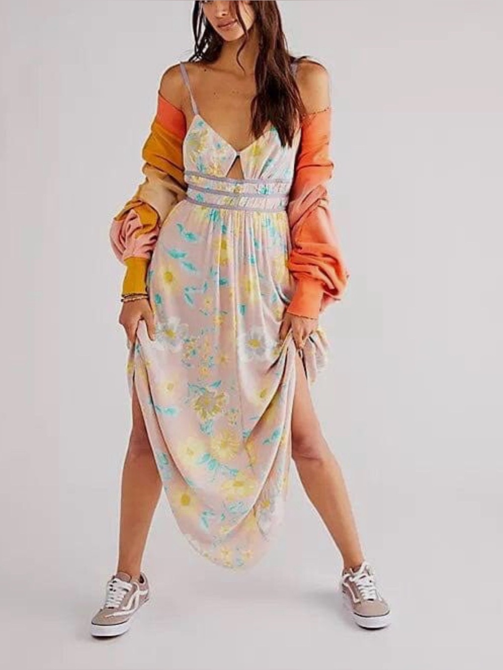 Free People Wisteria Maxi Dress Size S